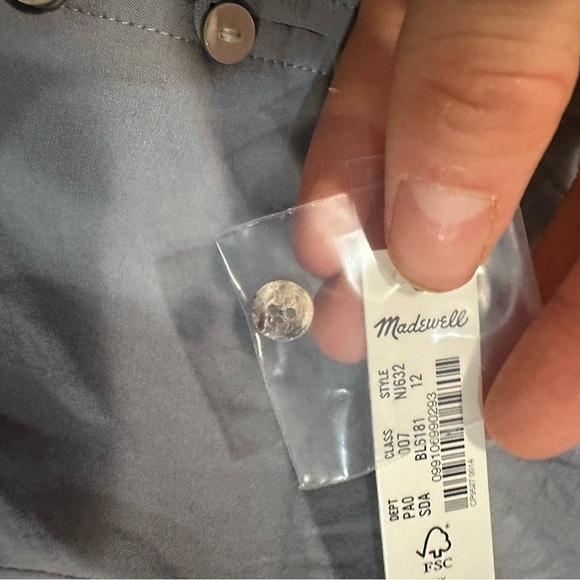 Madewell Softdrape Gwen Crop Vest Top still dawn - Picture 6 of 6